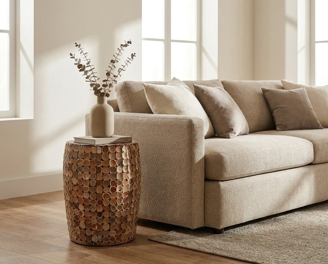 Barrel Side Table