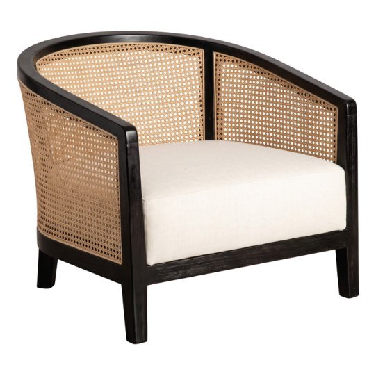 SAC-04 Armchair — Teak wood & rattan