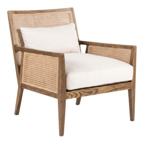 SAC-06 Armchair — Teak wood & rattan