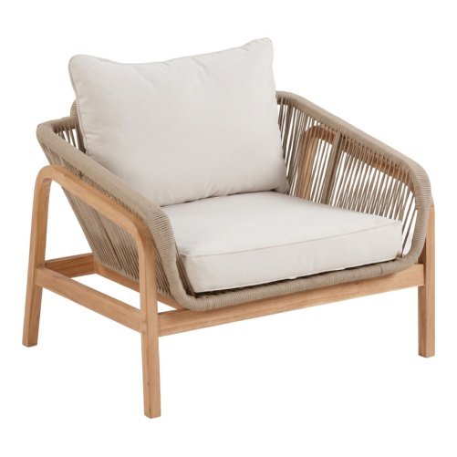SAC-07 Armchair — Teak wood & rope