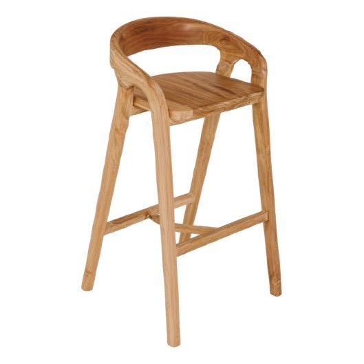 SBS-21 Bar stool — Teak wood