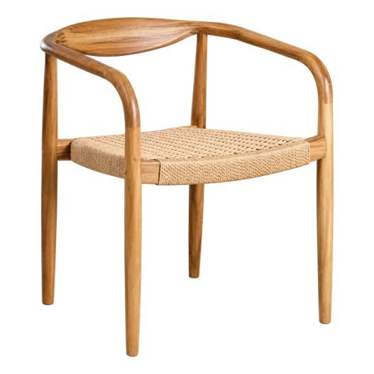 SDC-02 Dining chair — Teak wood & synthetic rattan
