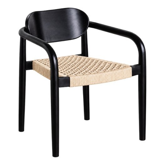 SDC-04 Dining chair — Teak wood & rope