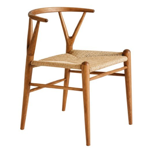 SDC-06 Dining chair — Teak wood & synthetic rattan
