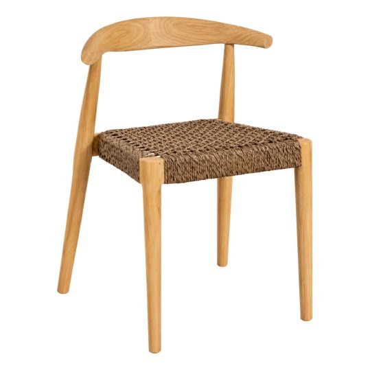 SDC-07 Dining chair — Teak wood & synthetic rattan
