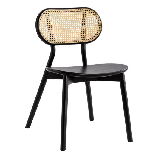 SDC-17 Dining chair — Teak wood & rattan