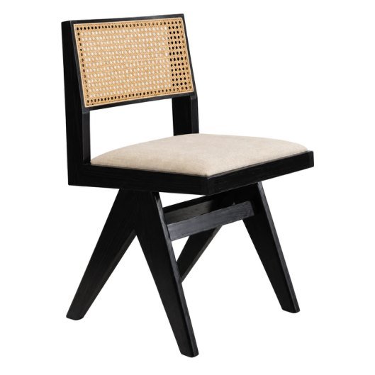 SDC-23 Dining chair — Teak wood & rattan
