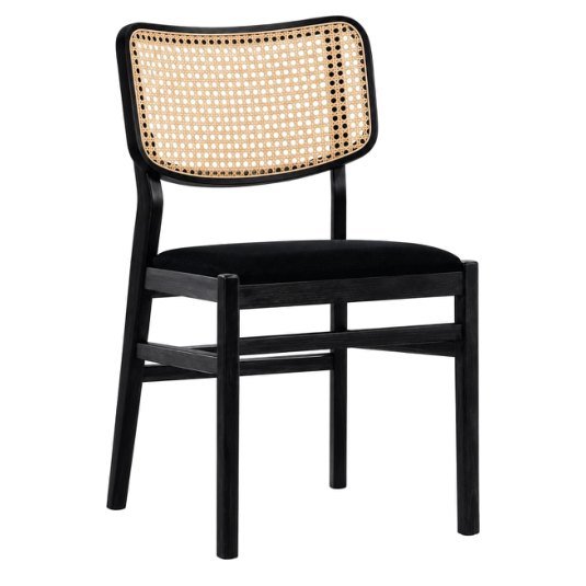 SDC-24 Dining chair — Teak wood & rattan