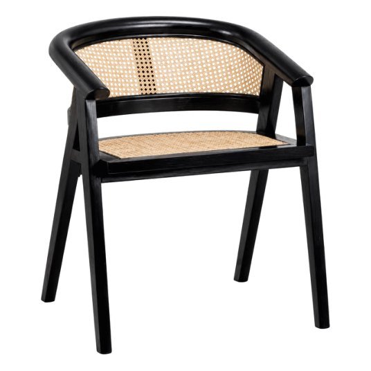 SDC-28 Dining chair — Teak wood & rattan
