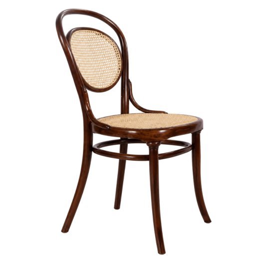 SDC-33 Dining chair — Teak wood & rattan
