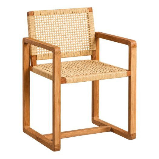SDC-36 Dining chair — Teak wood & rope
