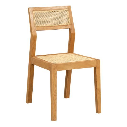 SDC-46 Dining chair — Teak wood & rattan