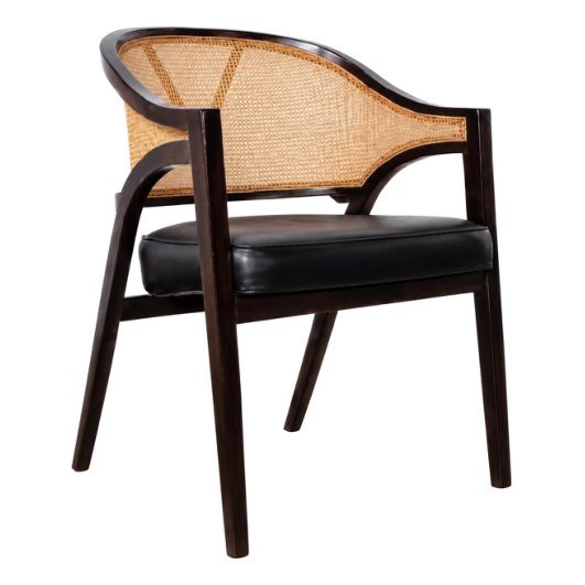 SDC-49 Dining chair — Teak wood & rattan
