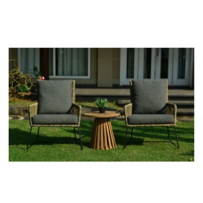 Nusa Dua Porch Table with Denpasar Living Armchair