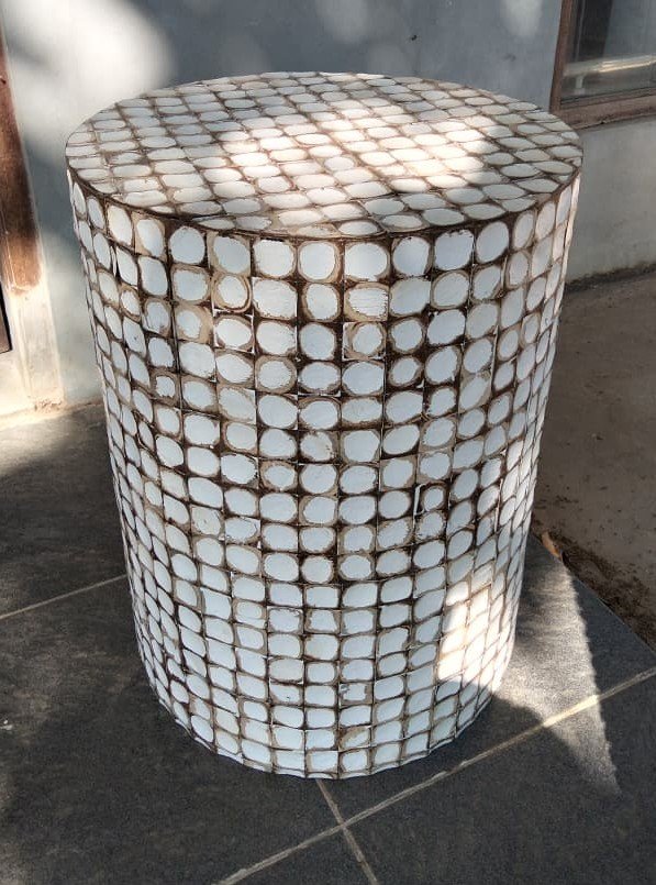 Cocora Side Table — White finish