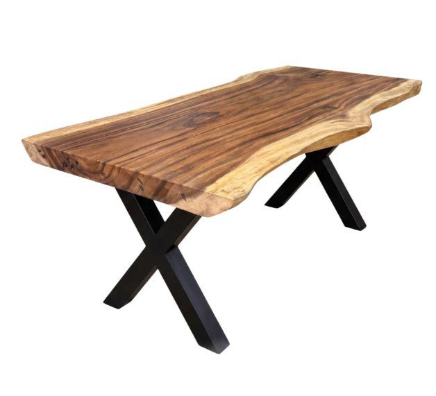 ST-11 Live-edge slab · Cross leg